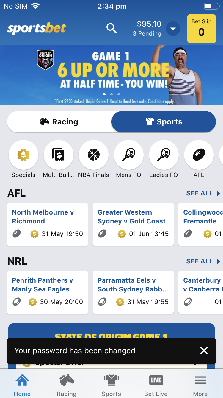 Sportsbet App Android
